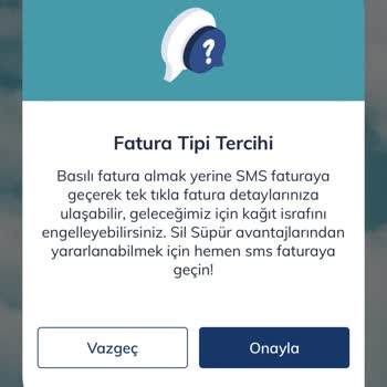 Sil Süpür Servisinden Faydalanamama Ve Fatura Tipi Sorunu