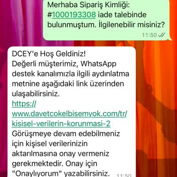 İade Talebime Cevap Alamıyorum, Müşteri Hizmetleri Ulaşılmaz