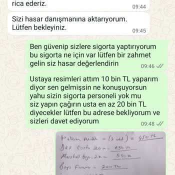 Ekspertiz Hizmeti Eksikliği Nedeniyle Sarı Panjur Poliçesinin İptali Talebi