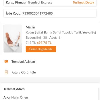 İade Edilen Ürünlerimden Biri Satıcıya Ulaşmadı, Eksik İade Yapıldı