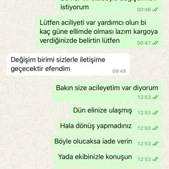 Değişim Sürecinde Mağduriyet Ve İade Talebi