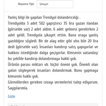 Yanlış Bilgiyle Aldatılan Müşteri: Trendyol’dan Eksik Ürün Ve İlgisiz Yaklaşım