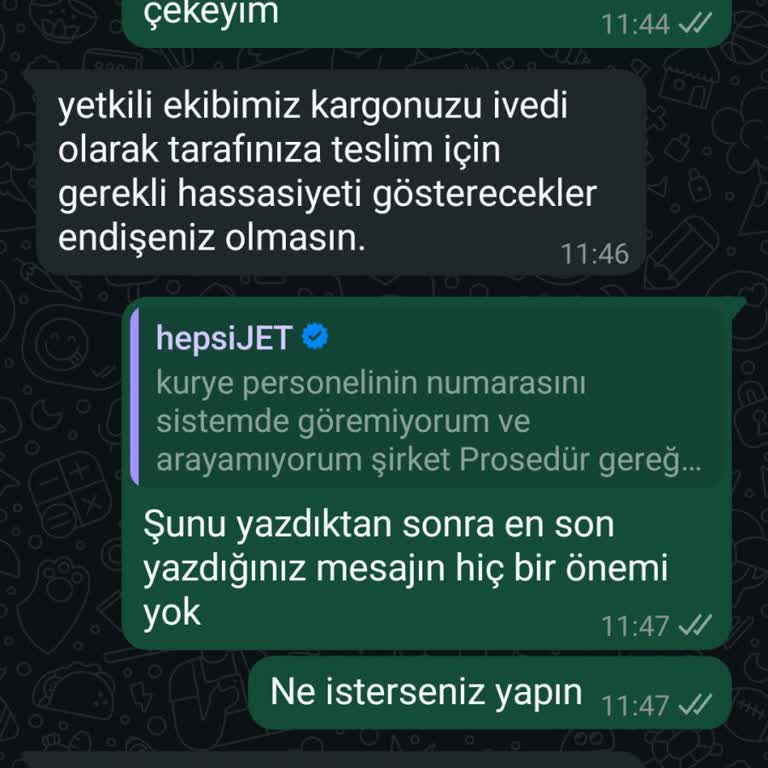 Hepsijet Kargo Teslimatında Yaşanan Sorunlar Ve Sistemsel Eksiklikler