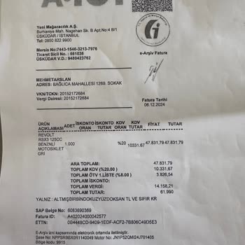 A101'den Alınan Motosikletin Plakası 5 Aydır Çıkarılamıyor, Mağaza İlgisiz