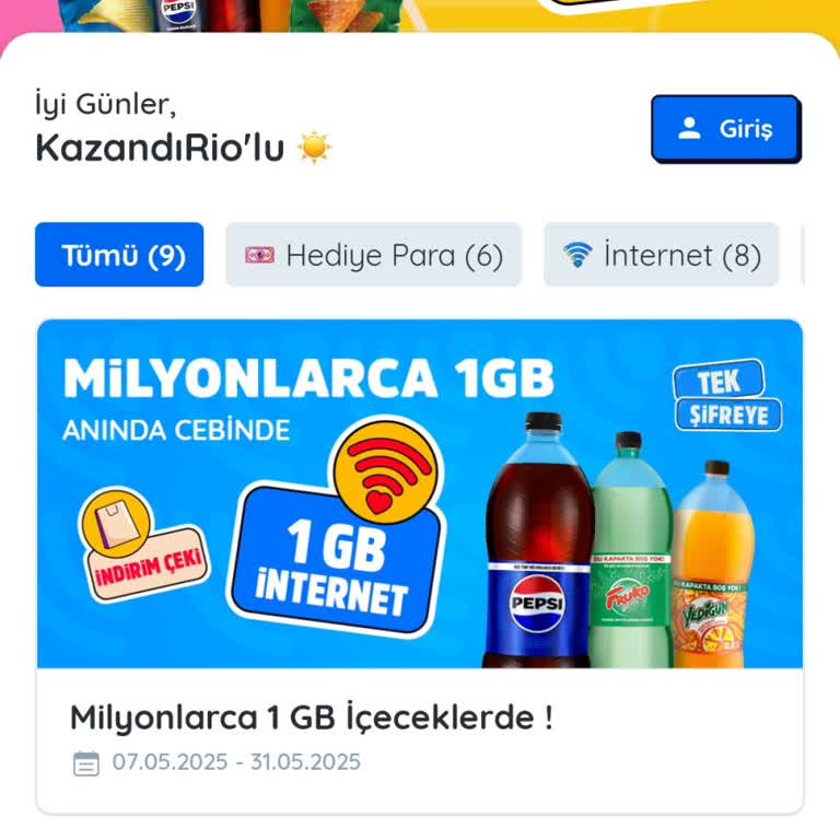 Kazandirio Uygulamasına Giriş Sorunu Ve Üyelik Problemi