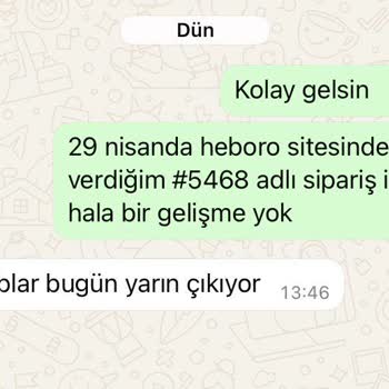 Heboro'dan Aldığım Tütsülük İçin İade Ve İletişim Sorunu