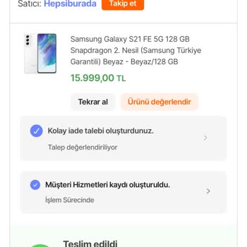 İade Sürecinde Yaşanan Gecikme Ve Cihazın Kaybolma Riski