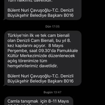 Denizli Büyükşehir Belediyesi'nden İzinsiz Ve Sürekli SMS Gönderimi
