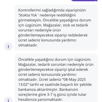 Stokta Olmayan Ürünü Satıp Paramı Geç İade Ettiler, Mağdur Oldum