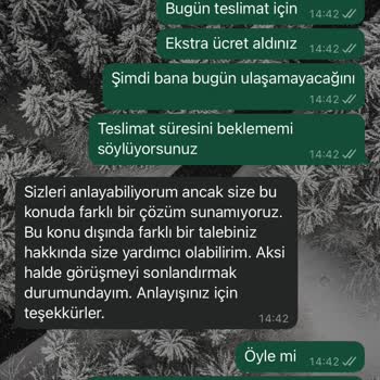 Ekstra Ücretle Hızlı Teslimat Seçeneği Yerine Getirilmedi, Müşteri Hizmetleri İlgisiz Davrandı