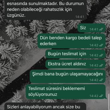 Ekstra Ücretle Hızlı Teslimat Seçeneği Yerine Getirilmedi, Müşteri Hizmetleri İlgisiz Davrandı