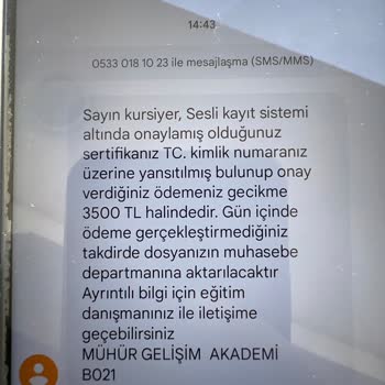 Kimlik Bilgilerimle İzinsiz İşlem Ve Sahte Sertifika Riski