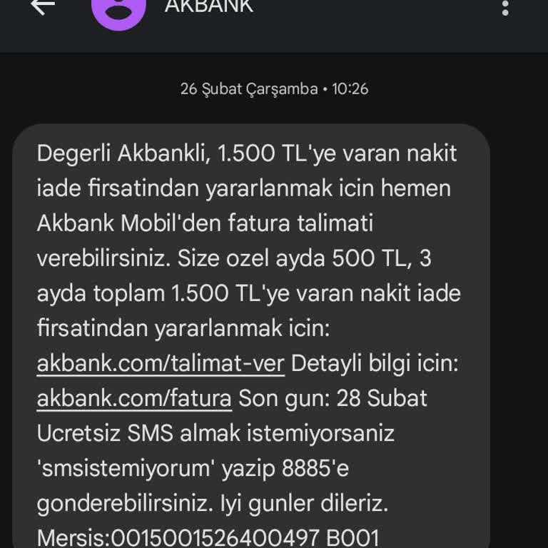 Akbank Kampanya İadeleri Zamanında Yatırılmıyor
