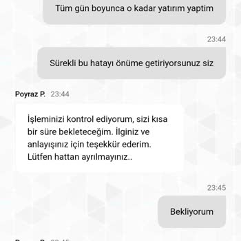 Kazanç Sağladıkça Oyundan Atılıyorum Destek Yetersiz