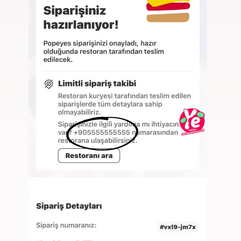 Sipariş Gecikmesi Ve İletişim Numarası Sorunu Yaşadım