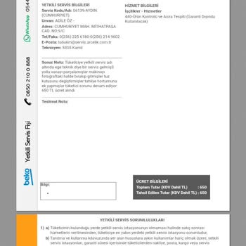 Bulaşık Makinesi Arızasında Yanlış Yönlendirme Ve İletişim Sorunu