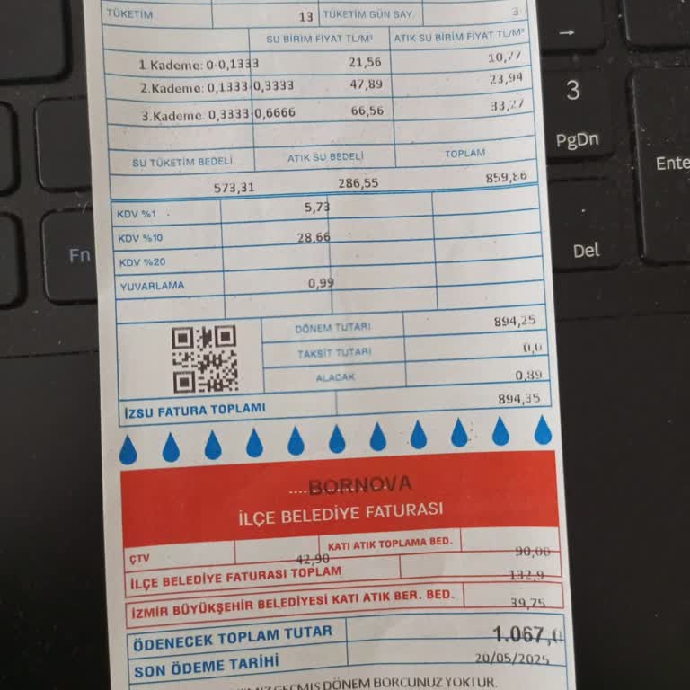 İzmir'de Su Faturasında Beklenmedik Yüksek Tutar