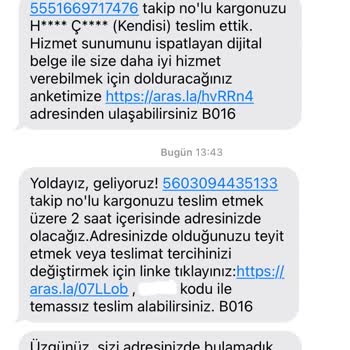 Kargo Teslimatında Yaşanan Gecikme Ve Yanlış Bilgilendirme Sorunu