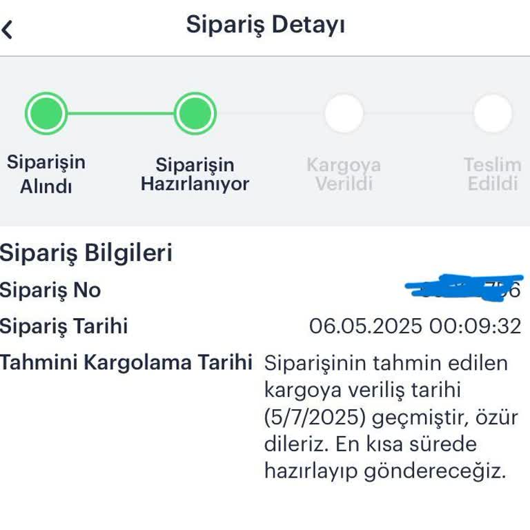 Anneler Günü Hediyesi Zamanında Kargoya Verilmedi, Müşteri Hizmetleri Yanıt Vermiyor