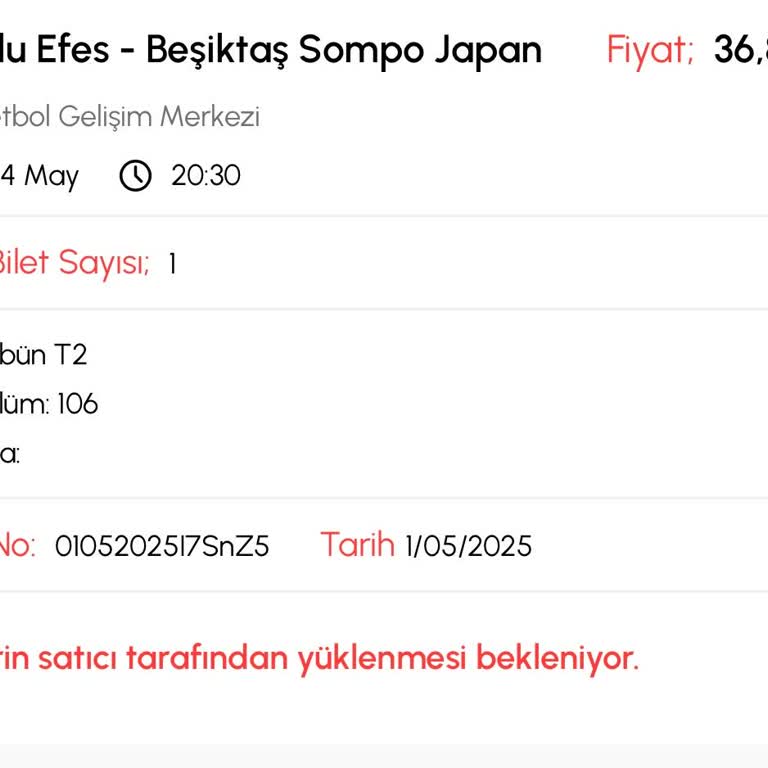 Maç İptal Edildi, Bilet İadem Yapılmıyor Ve Müşteri Hizmetleri Yanıt Vermiyor