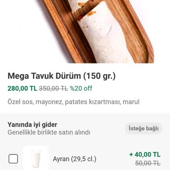 Yanlış Ve Acılı Döner Siparişi Sonrası Yetersiz Destek