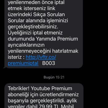 Ödeme Yapıldı, Youtube Premium Hesabım Aktif Edilmedi
