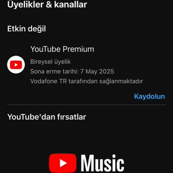 Ödeme Yapıldı, Youtube Premium Hesabım Aktif Edilmedi
