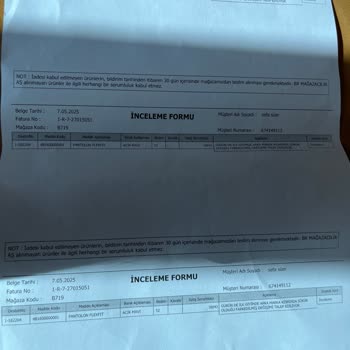 Defolu Ürün Ve Mağaza Personelinin Yetersiz İletişimi Mağduriyet Yarattı