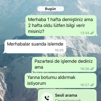 Ödemesi Yapılan Hizmetin Teslim Edilmemesi Ve İletişim Sorunu