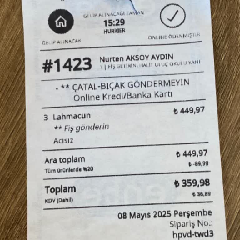 Fiş Talebimiz Sürekli Göz Ardı Ediliyor, Mağdur Ediliyoruz!