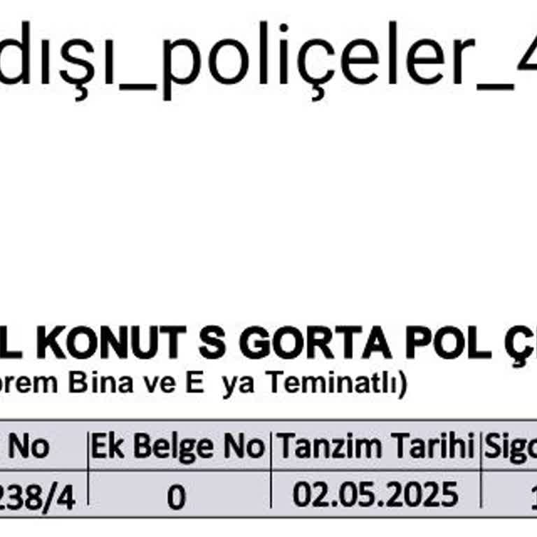 Onayım Dışında Yenilenen Konut Sigortası Poliçesinin İptalini Talep Ediyorum