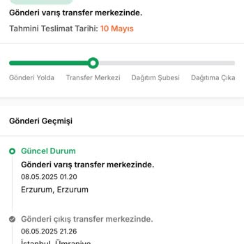 Aras Kargo'nun Gecikmesi Ve Personel İlgisizliği Sağlığımı Olumsuz Etkiledi