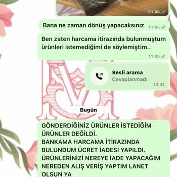 Yanlış Ve Eksik Ürün, İletişimsiz Hizmetle Karşılaştım