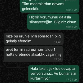 Eksik Ürün Ve Yetersiz Müşteri Hizmetiyle Mağduriyet