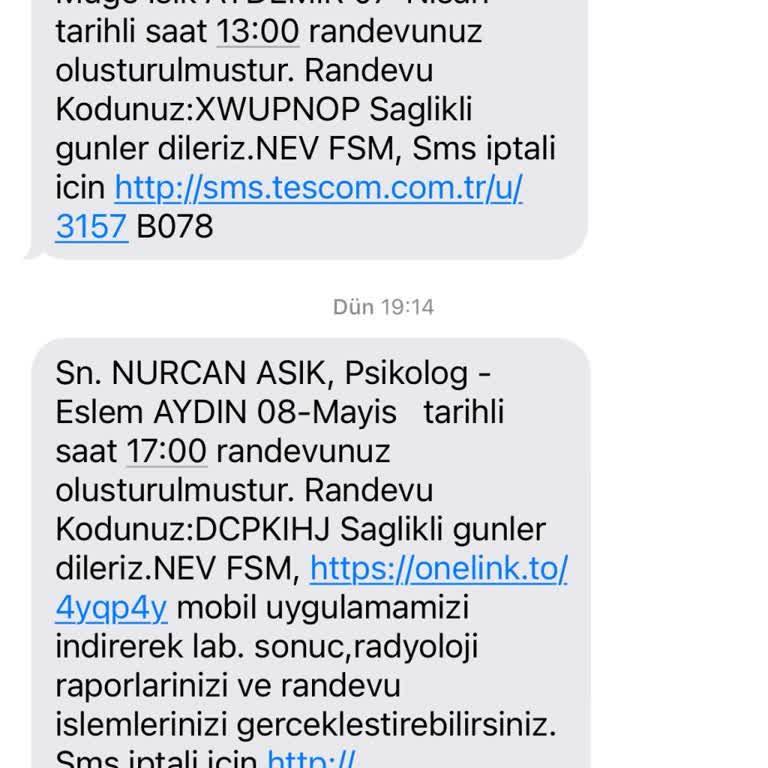 Online Randevu Saatleri Yanlışlığı Nedeniyle Mağduriyet Yaşadım