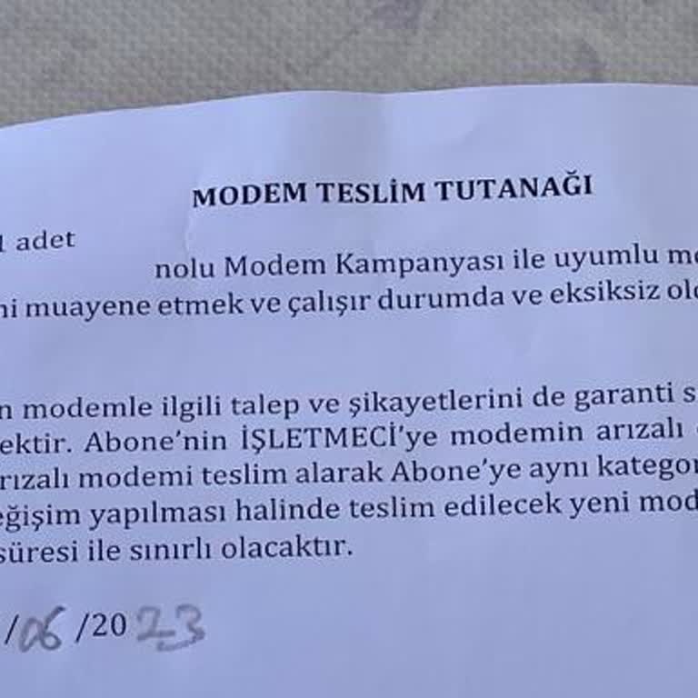 Garanti Kapsamındaki Modem Değişimi Engelleniyor, Mağdur Ediliyorum