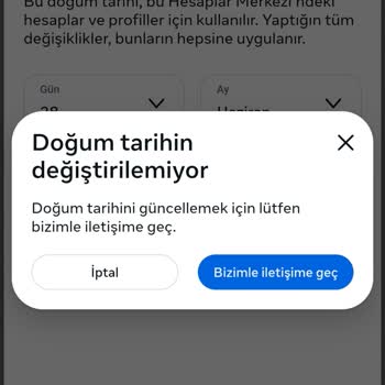 Facebook Ve Instagram'da Doğum Günü Değişikliği Sorunu