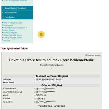 Kargo Şirketi Nedeniyle Siparişim Gecikti