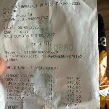 A101'den Alınan Cips Paketlerinde Açıklık, Bayatlık Ve Müşteri Hizmetlerinde İlgisizlik