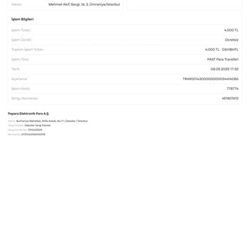 Yanıltıcı Yatırım Şartlarıyla Mağdur Edilen 8000 TL'nin İadesini Talep Ediyorum