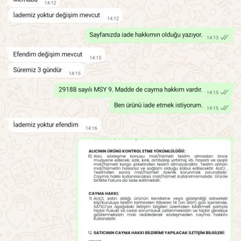 İade Hakkı Var Deniyor Ama Uygulanmıyor, Müşteriler Yanıltılıyor