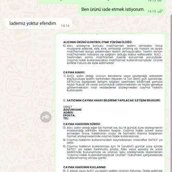 İade Hakkı Var Deniyor Ama Uygulanmıyor, Müşteriler Yanıltılıyor