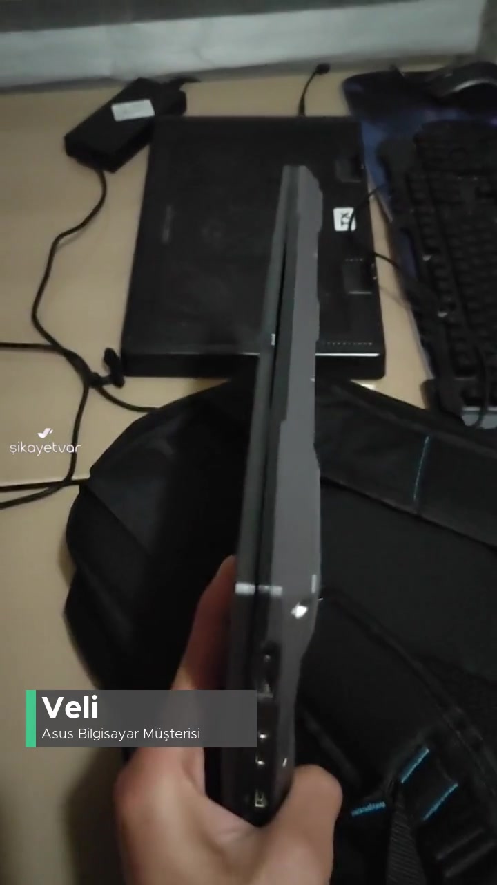 Asus Laptopum Servisteyken Yamuldu! videonun kapak resmi