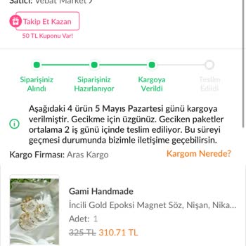 Trendyol Ve Aras Kargo'dan Bilgi Eksikliği Ve Hak İhlaliyle Mağduriyet!