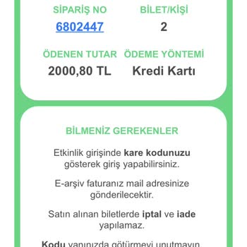 Bubiletten Yanlış Etkinlik Bileti İptalinde İade Yapılmıyor