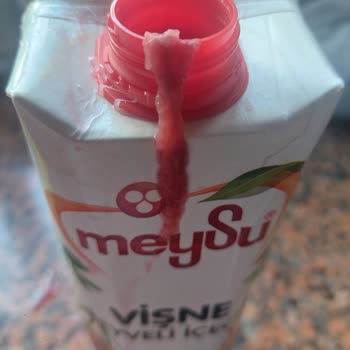 Meysu Vişneli İçecekte Çıkan Yabancı Madde Şaşkınlığı