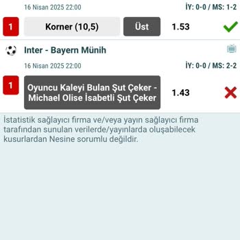 Nesine Kazanan Bahisler Haksız Şekilde Kaybedildi