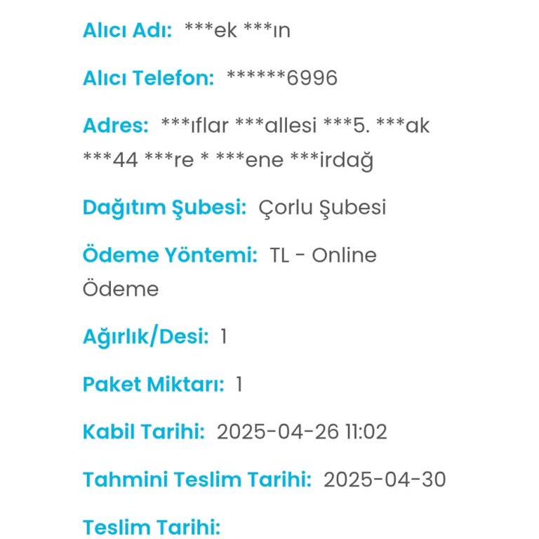 Siparişim 13 Gündür Teslim Edilmedi, Müşteri Hizmetleri Çözüm Sunmuyor