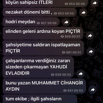 Olumsuz Davranışlar Ve Tehditlerle Karşılaştım