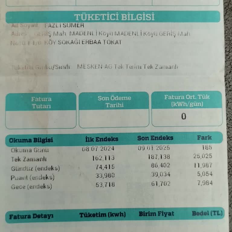 Sayaç Arızası Ve Dilekçemin Kabul Edilmemesi Mağduriyetim